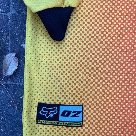Vintage 80s Fox Racing 02 motorcross jersey size XL - Picture 5 of 5